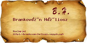 Brankován Héliosz névjegykártya